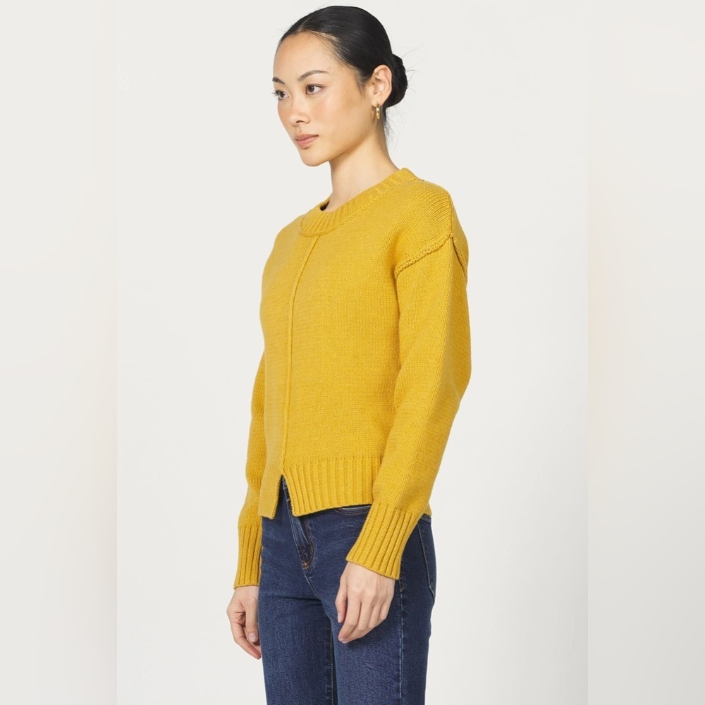 Zara Women's Mustard Sweater, Size L
